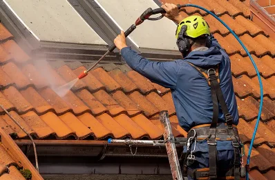 Démoussage et hydrofuge de toiture à Peyrignac